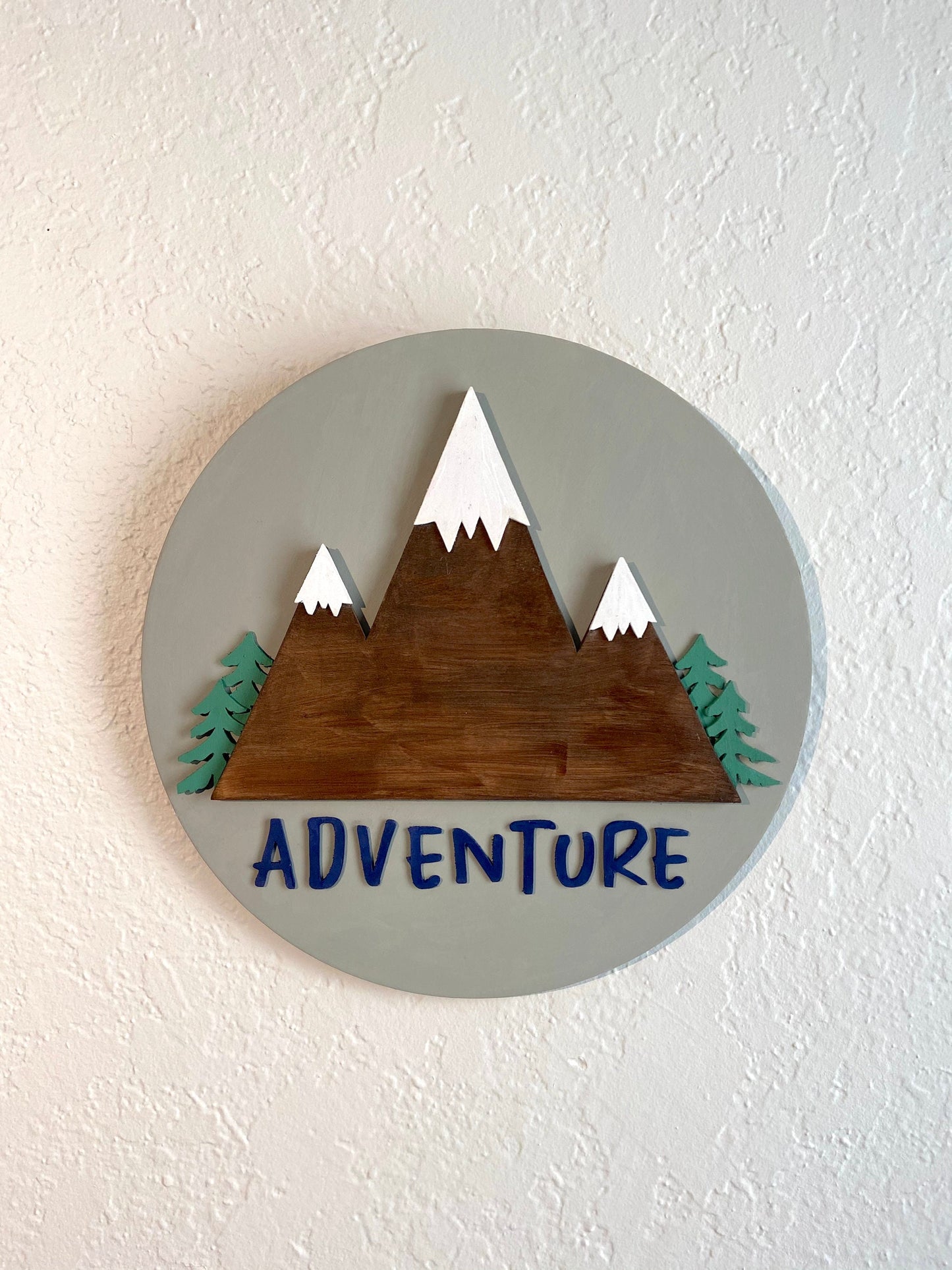 Mountain Adventure Sign