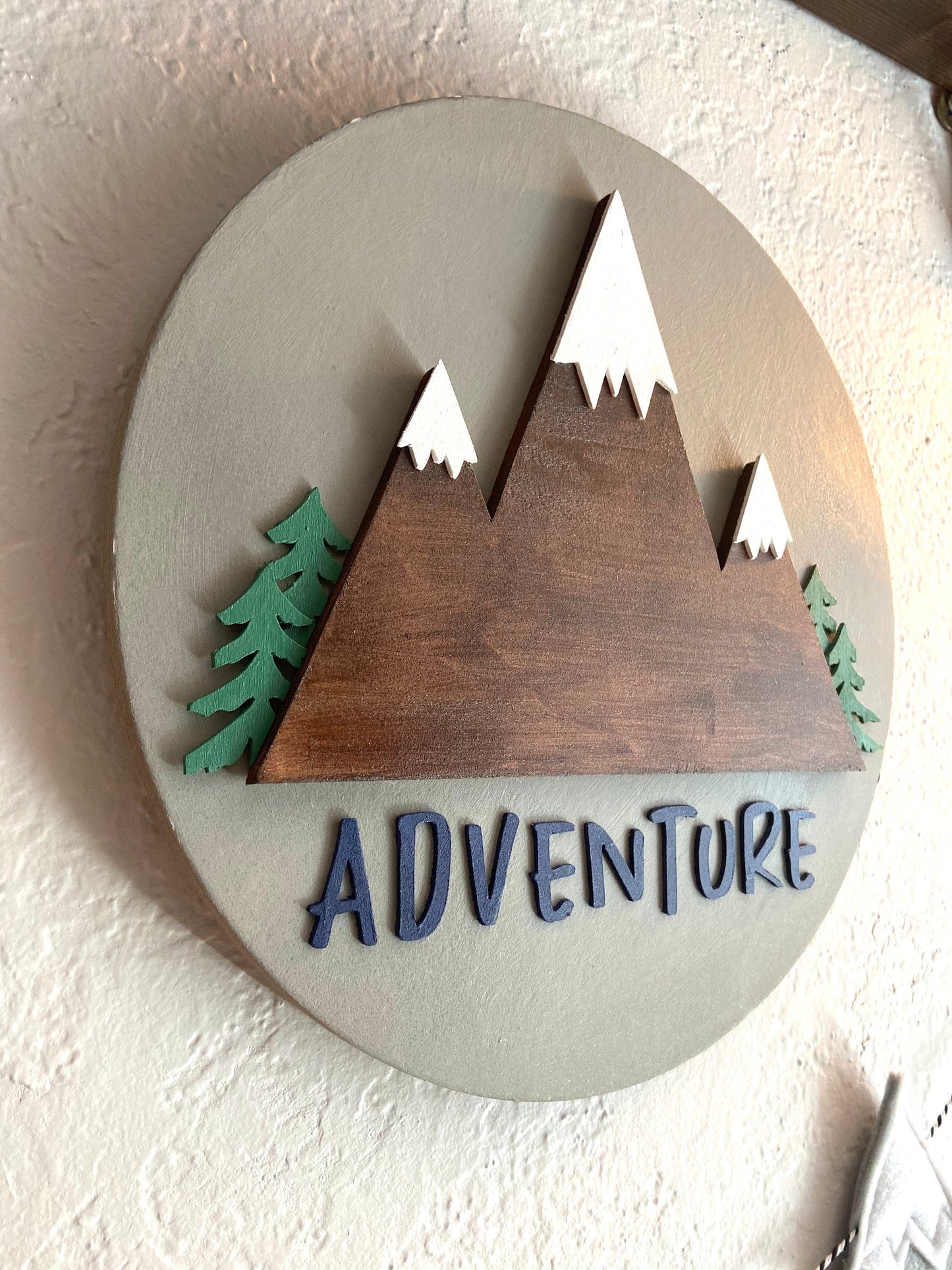 Mountain Adventure Sign
